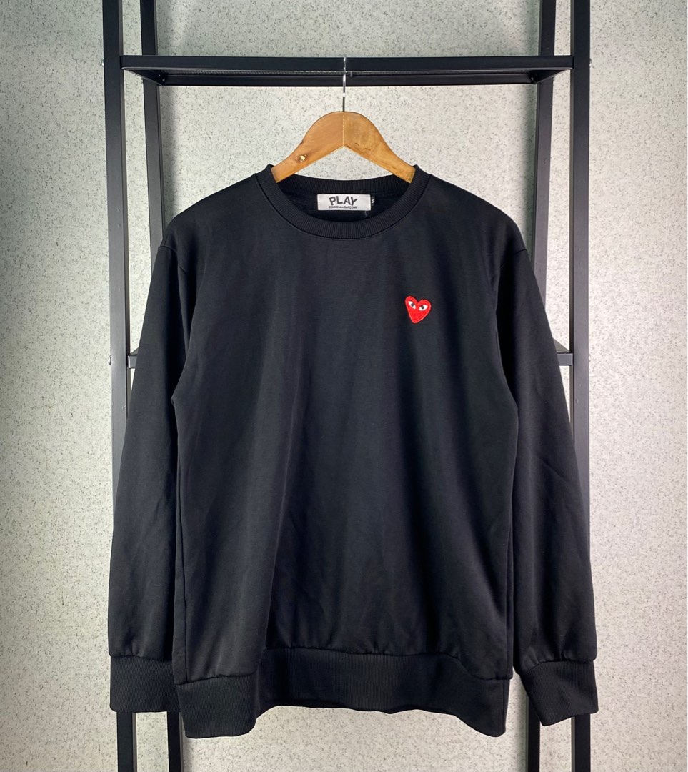 Cdg black sweatshirt online