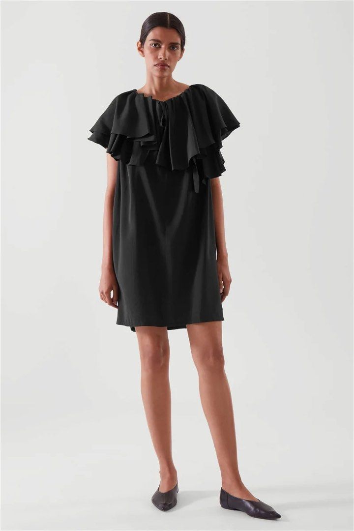 Cos ruffle dress on sale