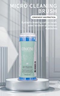 Coucou Eyelash Microbrush Cleaning Rod 100pcs