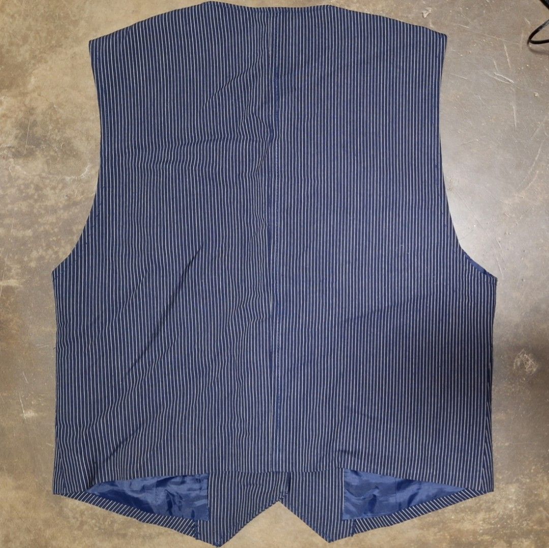 Dark Blue Tailored Sleeveless Vest Top for Women