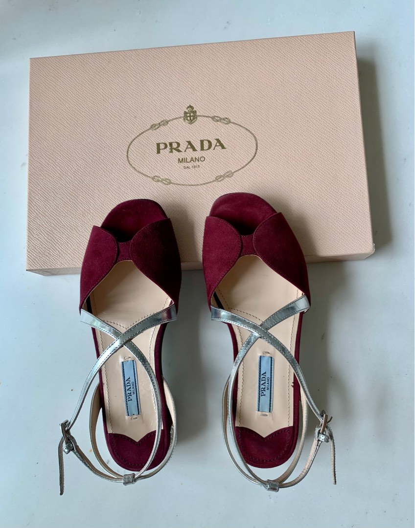 Red velvet shoes on sale