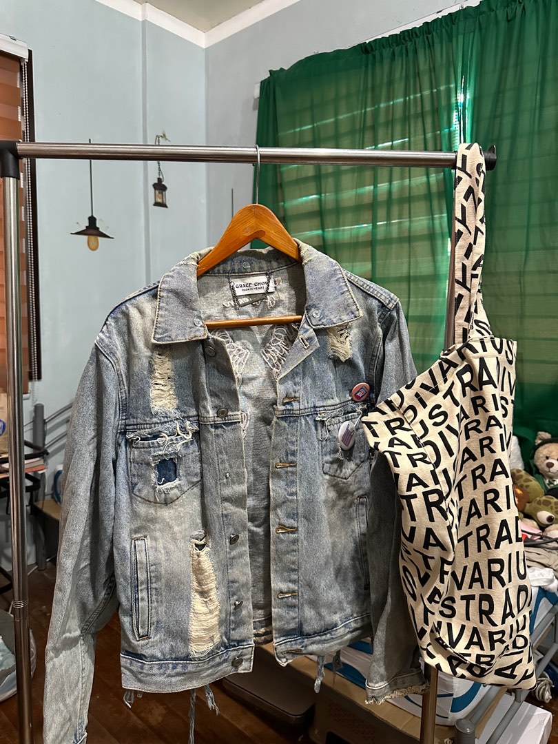 Ripped coat on sale
