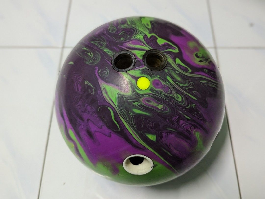 Pitbull deals bowling ball