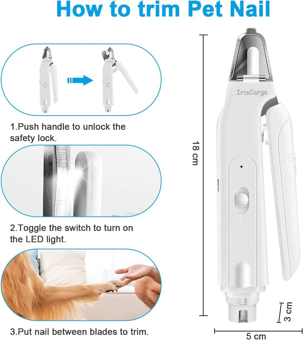 Electric dog toenail clippers clearance