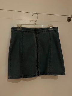 F21 Denim Mini Skirt