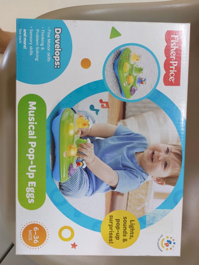 Fisher price pop up eggs deals