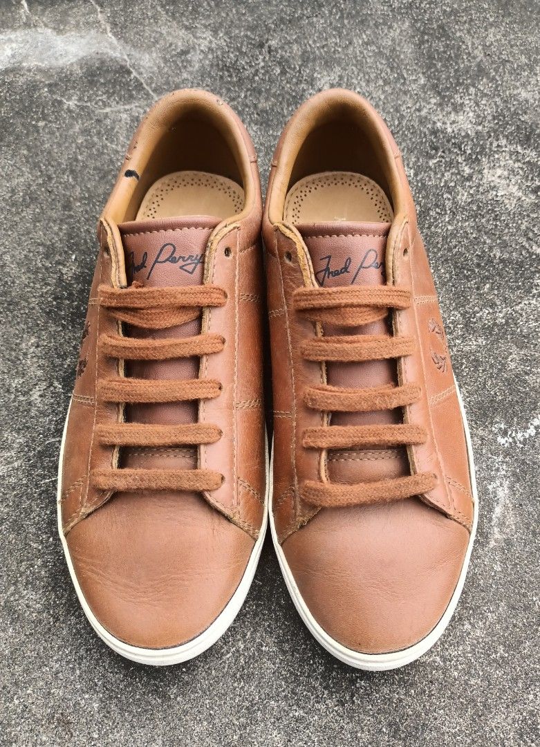 Fred perry spencer waxed leather new arrivals