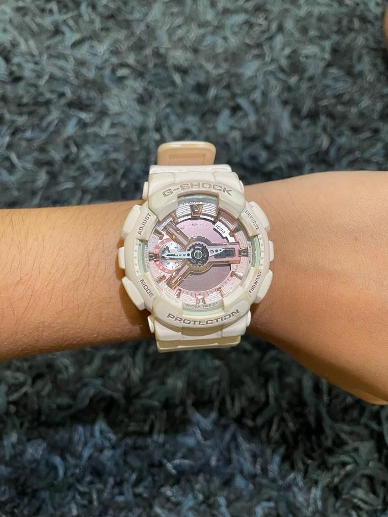 G Shock light pink watch Women s Fashion Watches Accessories