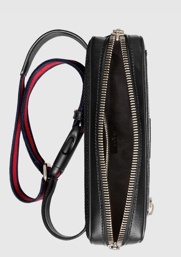 Gg black hot sale belt bag