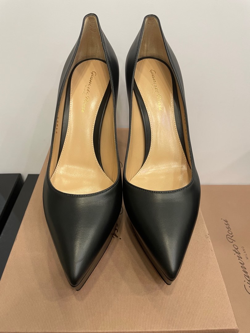 Gianvito Rossi 85 Black Platform Pumps Luxury Sneakers