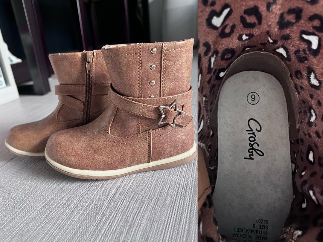 Girls suede ankle discount boots