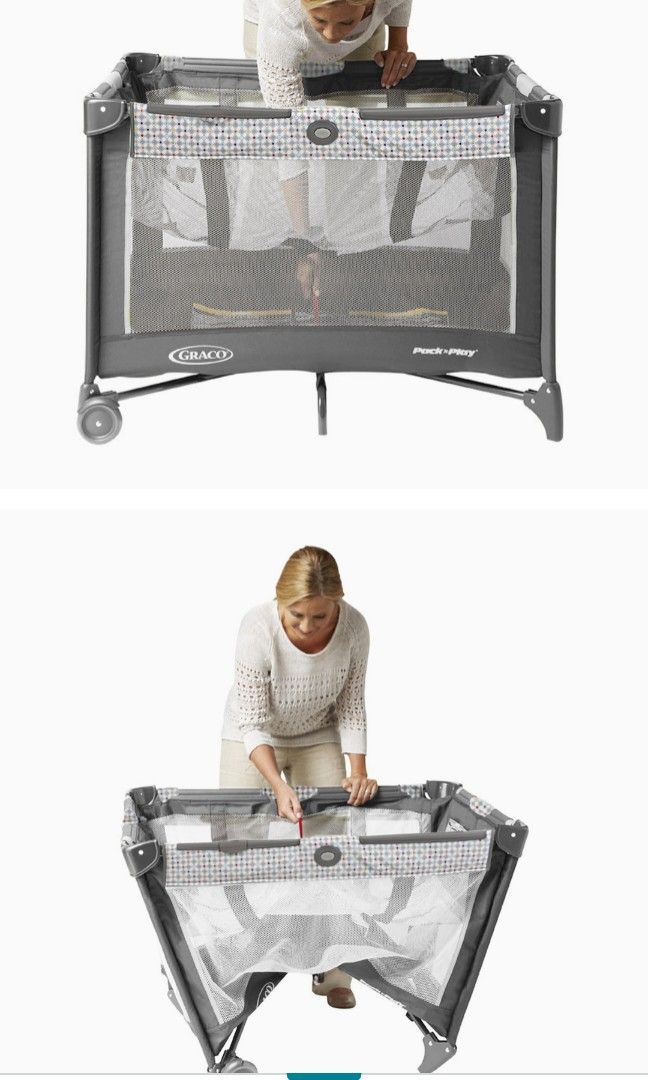 Graco travel cot pack and play top