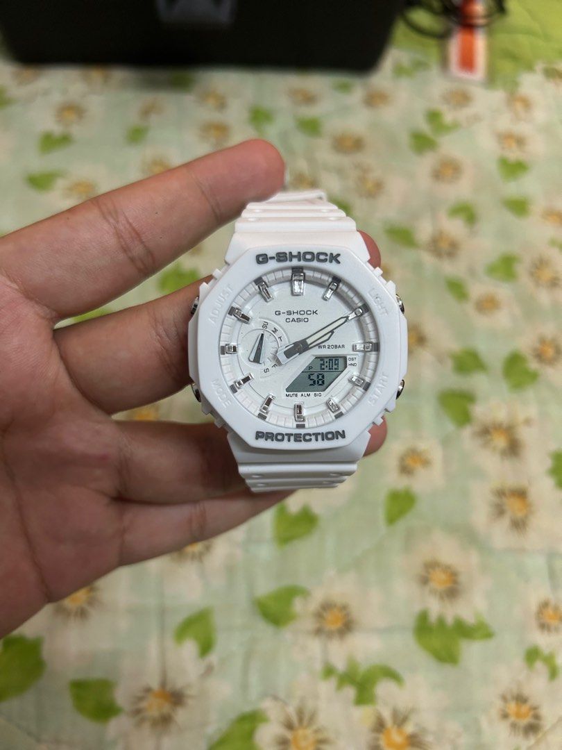 G Shock GA2100 G 2100 Gshock Putih White Autolight Men s Fashion