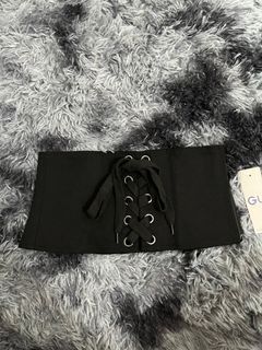 GU Y2k tube/corset belt (Black)