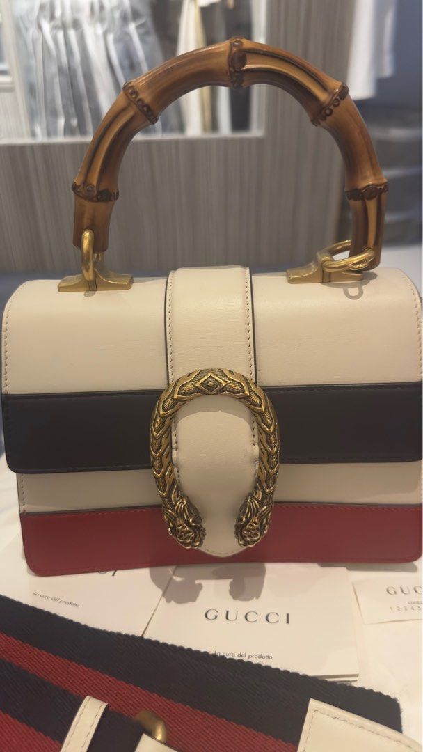 Gucci Dionysus w Bamboo Top Handle Women s Fashion Bags