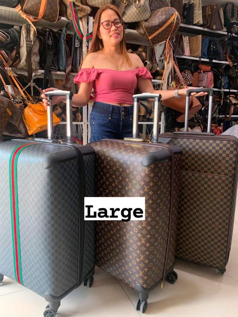 Gucci Lv Luggage (Category: Luxury Bags & Wallets) located in General Santos City (Dadiangas). Submitted by braverabbit.67 (Listing ID 1281175229, Image 1). Description: L V 🧳G🧳U🧳C Ci LuggageS🙏🏻🤩🤩 ‼️ AVAiL "Small Medium Large✔️✔️✔️ GOOD AS NEW!💯💯 PWEDing COP -SF via LBC para maS - MakaMura👌🏻.