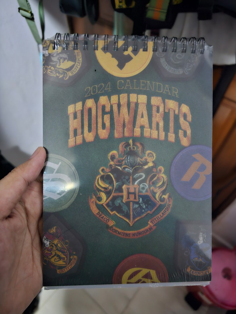 Harry Potter Hogwarts 2024 Calender, Hobbies & Toys, Stationery & Craft