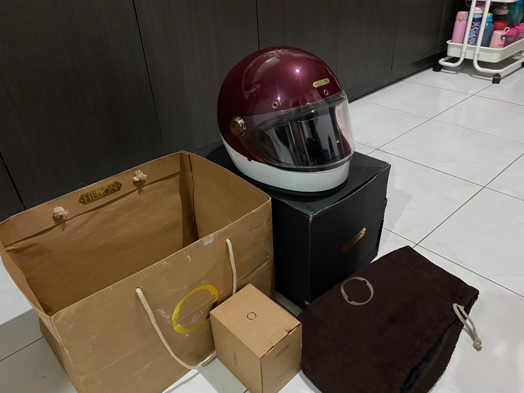 Hedon helmet size M L Motorbikes on Carousell