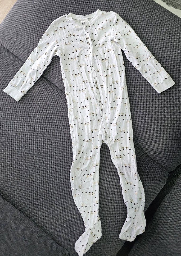 H&m footed store pajamas