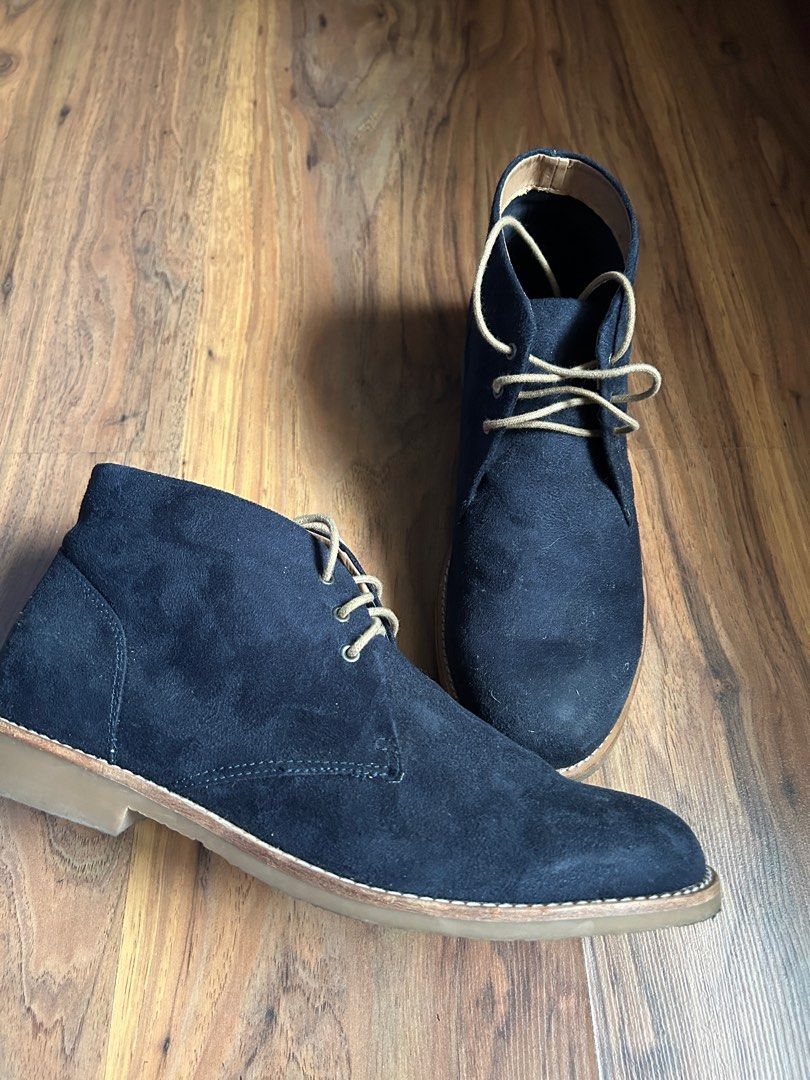 H M Men Chukka Boots Shoes Suede UK 43 US 10 Men s Fashion