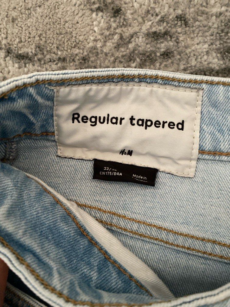 H and m tapered jeans top
