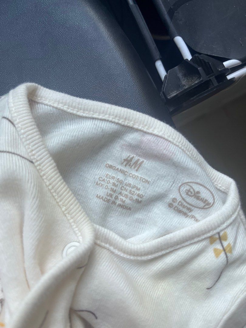 H M Winnie the Pooh Onesie romper suit with hat Babies Kids