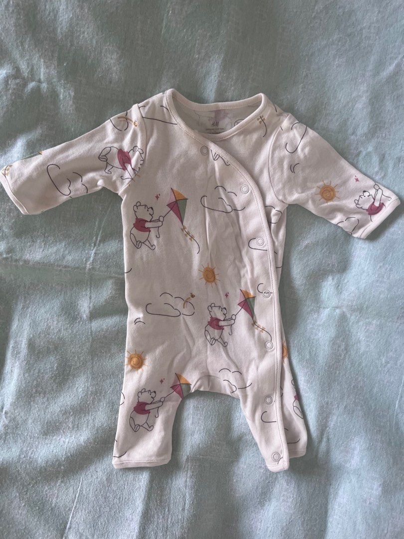 H&m winnie the pooh onesie hot sale