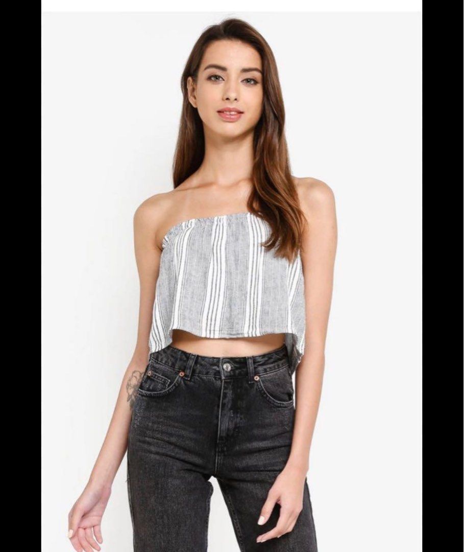 Smocked tube top hotsell hollister