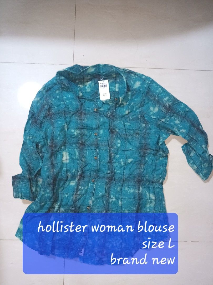 Hollister woman blouse size L $20, Women's Fashion, Tops, Blouses