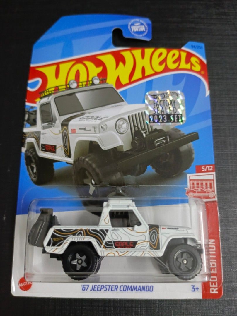 Hot Wheels 67 Jeepster Commando Red Edition Factory Sealed 2023