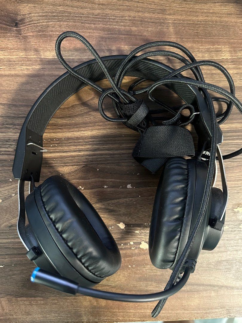 HP H360G 7.1 virtual surround USB2.0 gaming headphone gaming headset with microphone led light skin friendly 50mm speaker