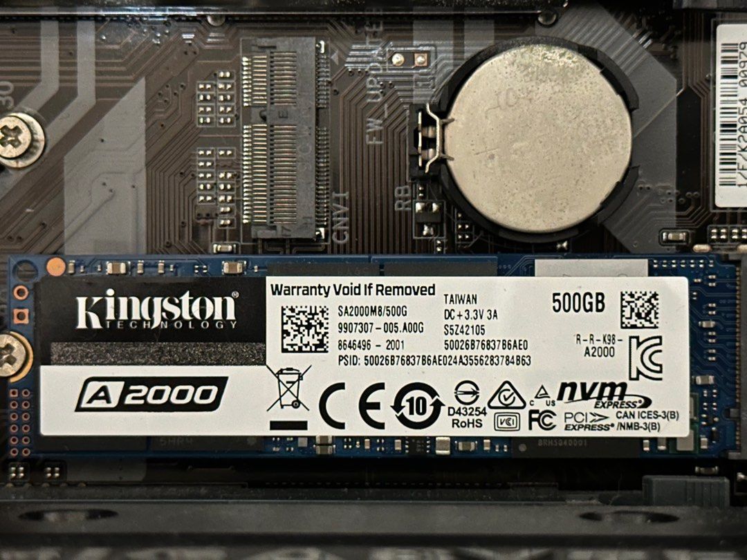 i5 9600KF 1660Ti Z390 M ATX