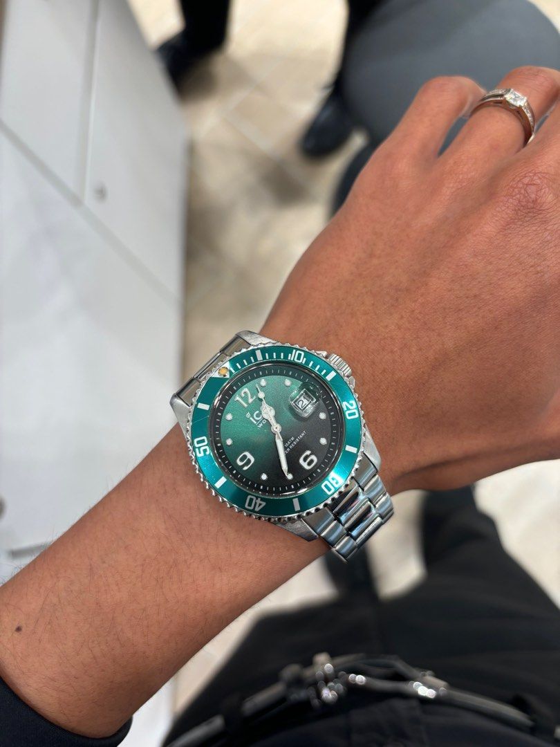 Ice steel green silver 2025