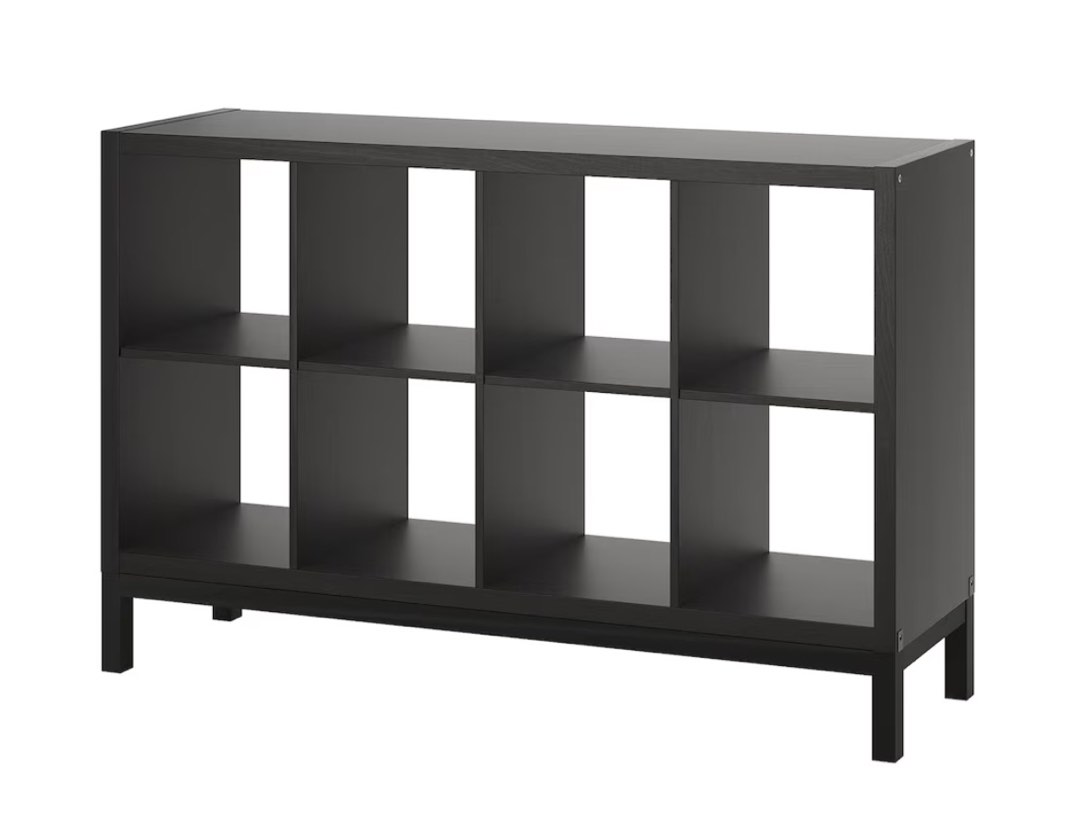 IKEA Kallax Shelving Unit with underframe, Furniture & Home Living