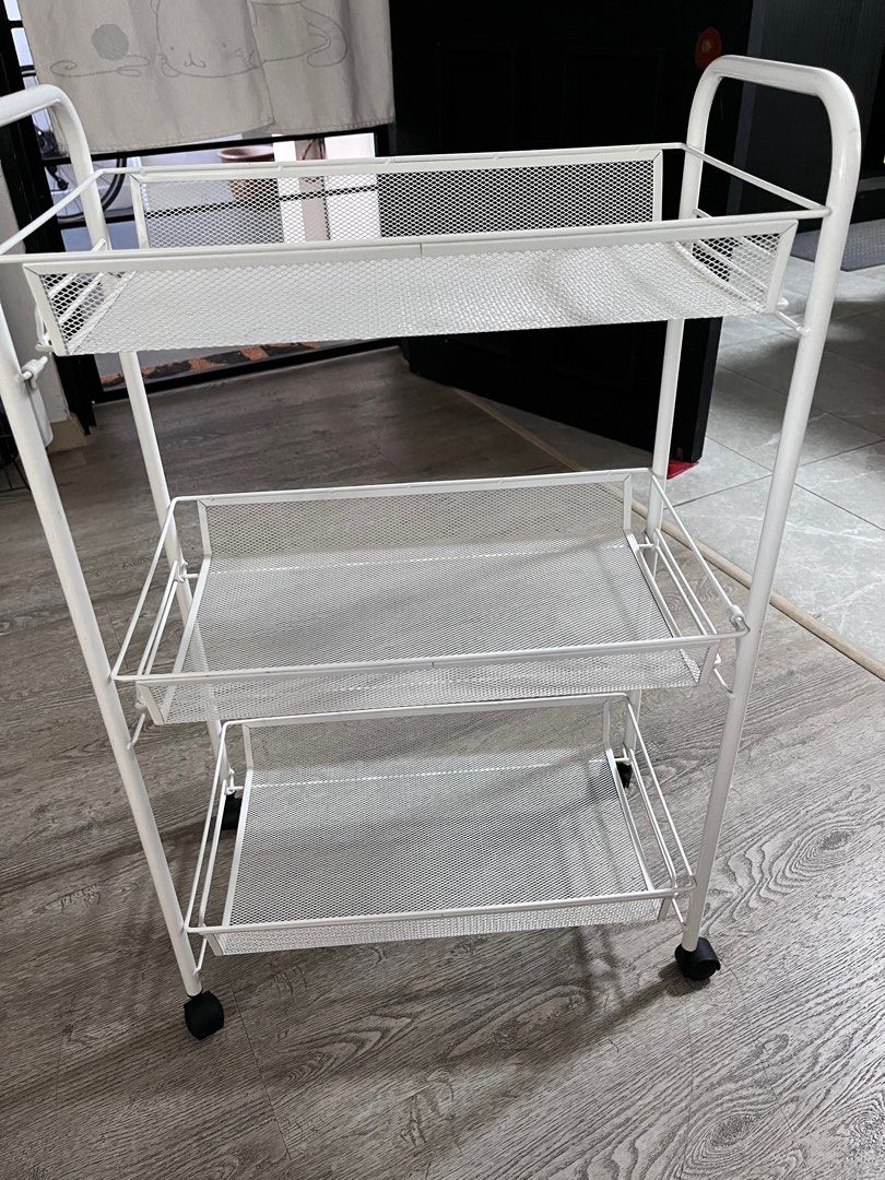 IKEA trolley rack, Furniture & Home Living, Furniture, Shelves ...