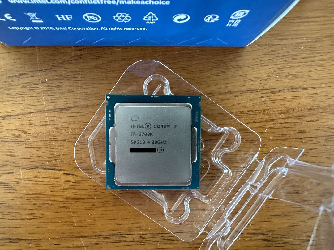 Intel Core i7 6700K 8M Cache up to 4.2 GHz Unlocked Quad Core