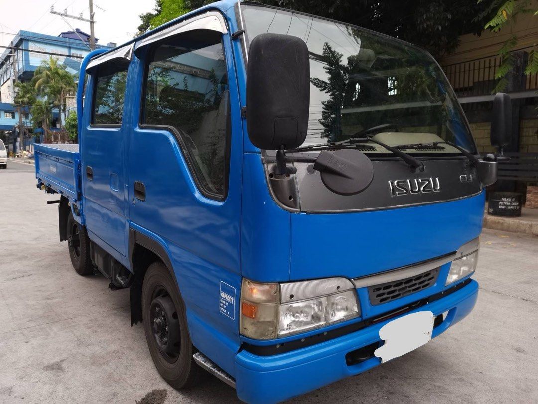 Isuzu Elf 4W Double Cab Cargo Dropside, Aluminum Van, Mini Dump Trucks ...