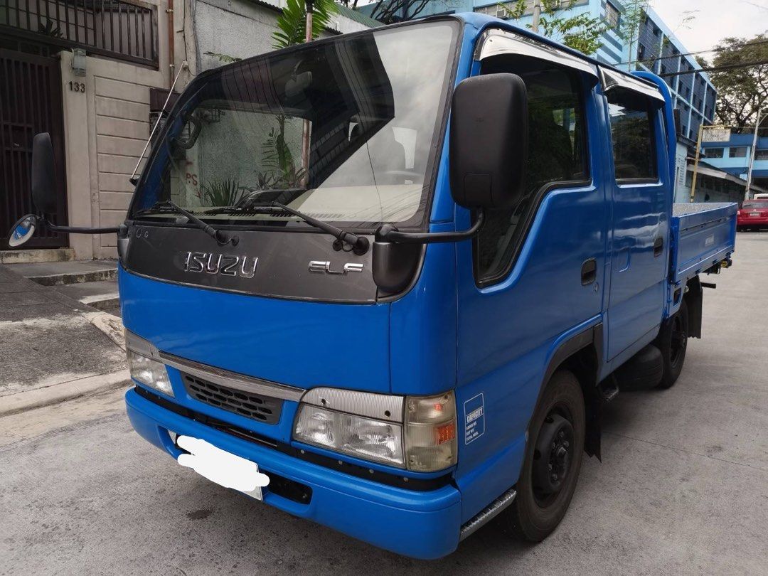 Isuzu Elf 4W Double Cab Cargo Dropside, Aluminum Van, Mini Dump Trucks ...