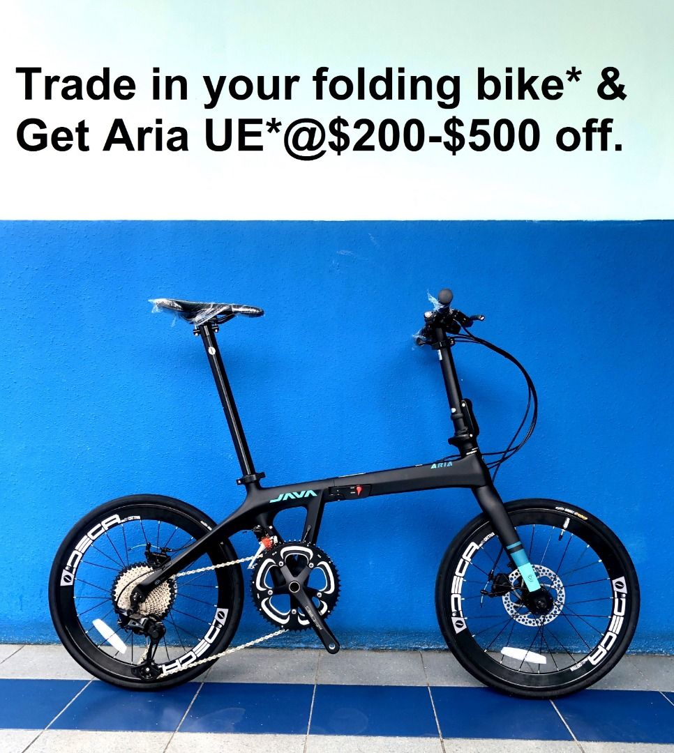 Java aria store folding bike