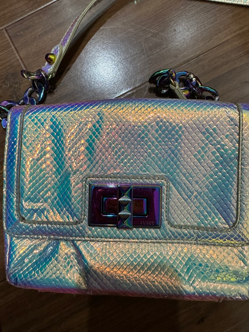 Juicy couture holographic bag shop