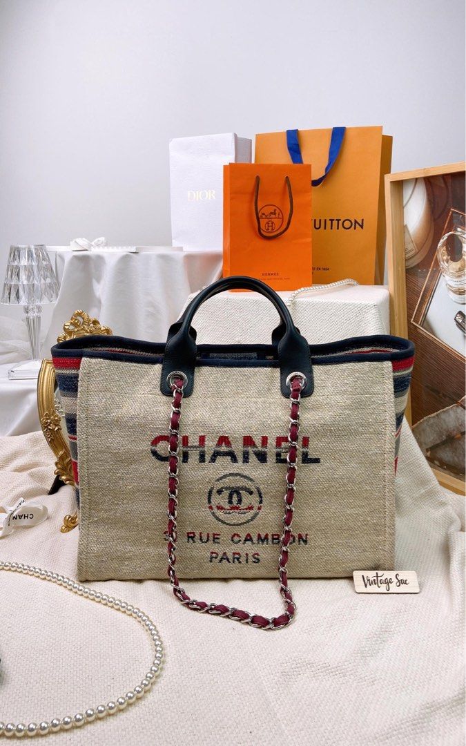 Chanel medium deauville tote new arrivals