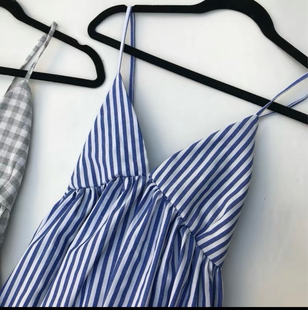 Kartel Maxi Dress Stripes Blue, Women's Fashion, Dresses & Sets