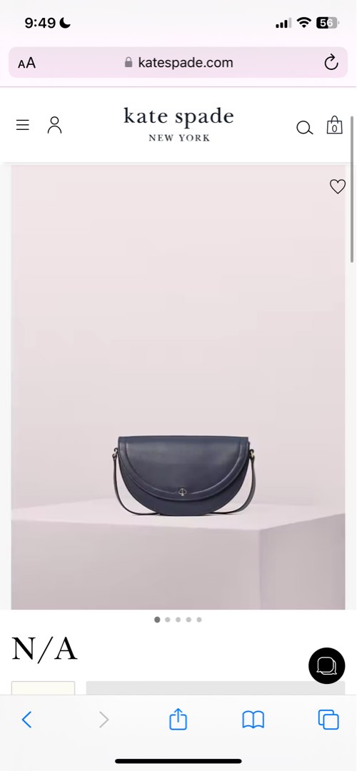 Kate spade andi half moon top
