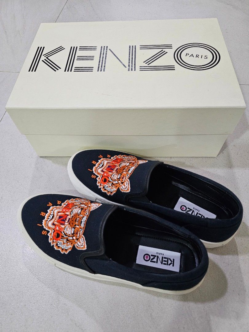 Kenzo shoes with box, Women's Fashion, Footwear, Sneakers on Carousell