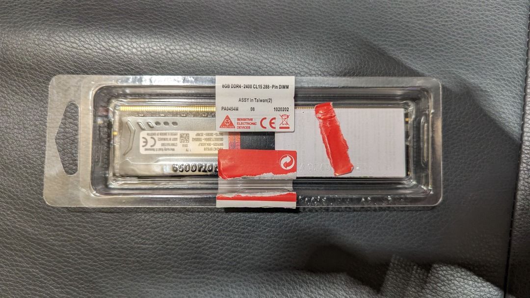 Kingston HyperX FURY DDR4 8GB 2400 DRAM Computers Tech Parts