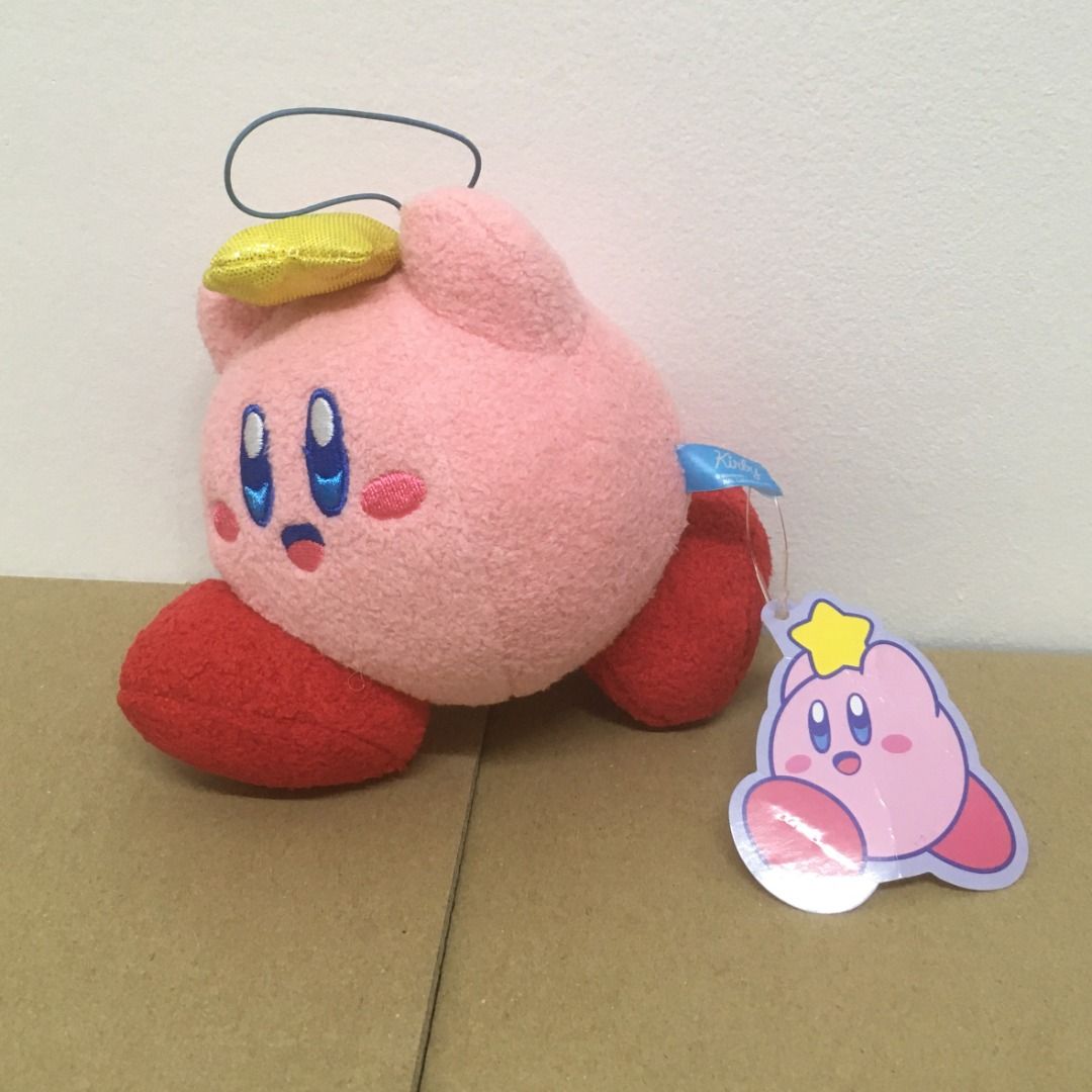 KIRBY (Nintendo / HAL Laboratory) - Kirby Dash Version Mascot Plush Strap  by SK Japan / 13cm, Hobbies & Toys, Toys & Games on Carousell