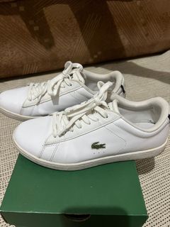 LACOSTE white shoes