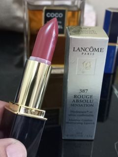 Lancome Paris lipstick ( 387 Rouge Absolu Sensation)