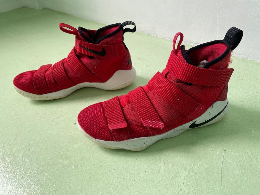 Lebron soldier on sale 11 university red