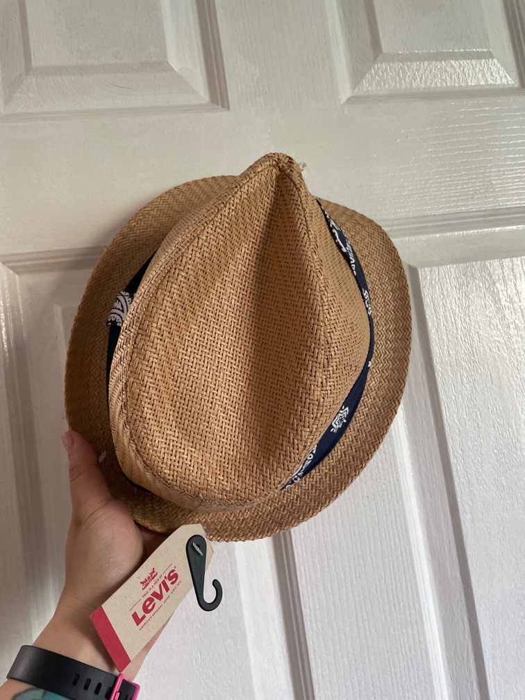 Levi's straw fedora clearance